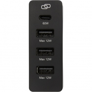 Logotrade Logogeschenke das Foto: ADAPT PD-Powerstation aus recyceltem Kunststoff, 72W