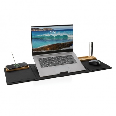Logotrade Werbegeschenke das Foto: Impact AWARE RPET faltbare Desk-Organizer mit Laptop-Ständer