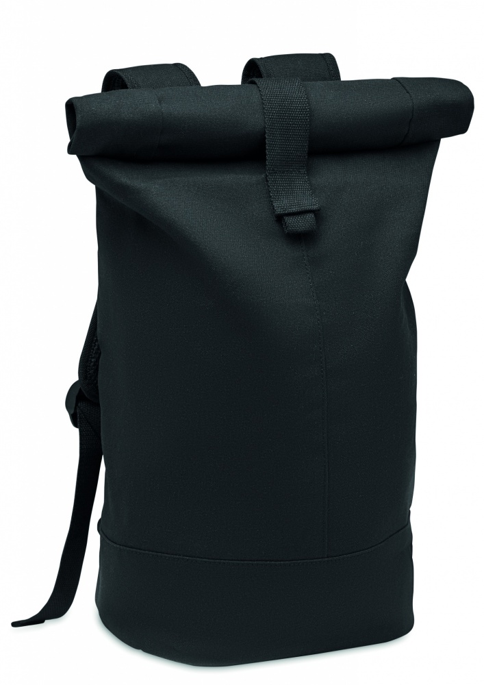 Logotrade Firmengeschenke das Foto: Rolltop-Rucksack Canvas