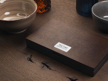 Logotrade Werbeartikel das Foto: Geldscheinbox aus Holz 1816121