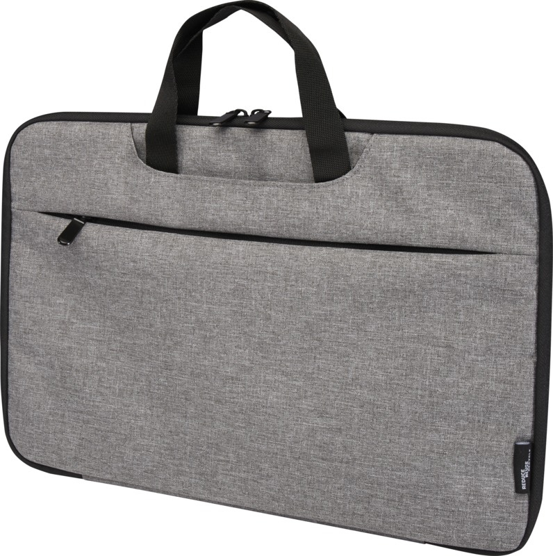 Logotrade Geschäftsgeschenke das Foto: Libra 2-in-1-Laptoptasche aus recyceltem GRS-Material 3 L