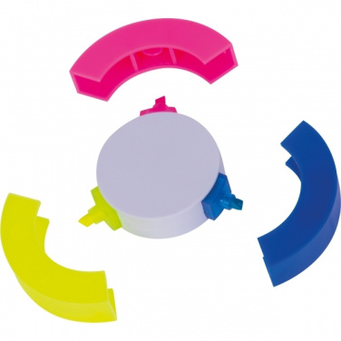 Logotrade Werbegeschenke das Foto: 3-in-1 Highlighter ANDORRA