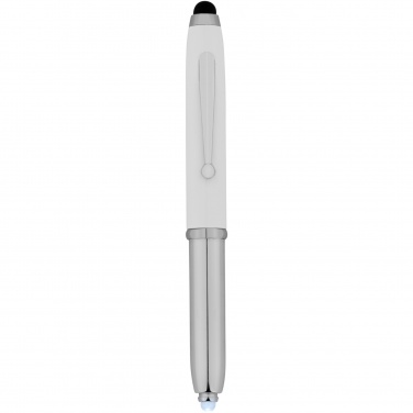 Logo trade promotional gifts image of: Xenon stylus ballpoint pen with LED light
