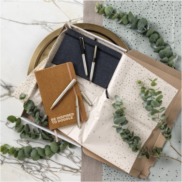 Logo trade advertising product photo of: Atlana leather pieces notebook