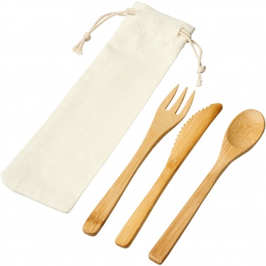 Logotrade promotional merchandise picture of: Celuk bamboo cutlery set