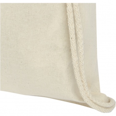 Logotrade business gift image of: Oregon 100 g/m² cotton drawstring bag 5L