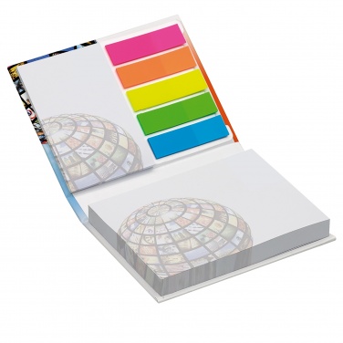 Logo trade corporate gift photo of: Combi notes page marker set hard cover