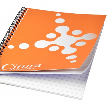 Logo trade corporate gift photo of: Desk-Mate® A5 notebook synthetic cover