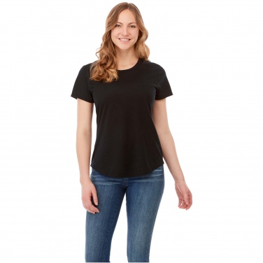 Logo trade promotional giveaways picture of: Jade short sleeve women's GRS recycled t-shirt
