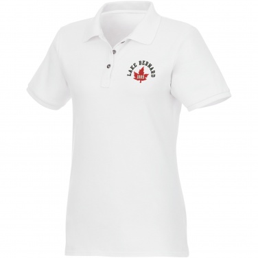 Logo trade promotional items image of: Beryl short sleeve women's organic recycled polo