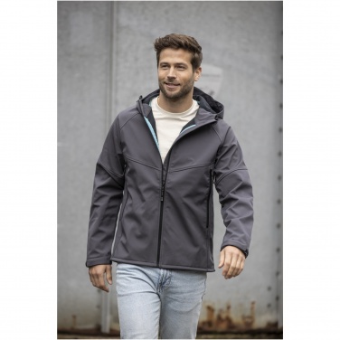 Logo trade advertising products image of: Coltan men’s GRS recycled softshell jacket