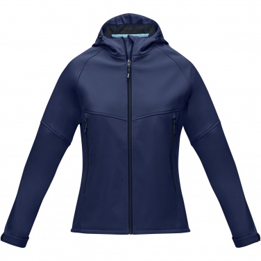 Logo trade promotional giveaways picture of: Coltan women’s GRS recycled softshell jacket