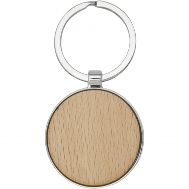 Logotrade promotional merchandise image of: Moreno beech wood round keychain