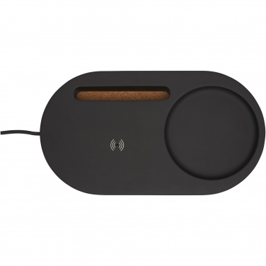 Logo trade promotional giveaways image of: Klip 5W wireless charging desk organizer