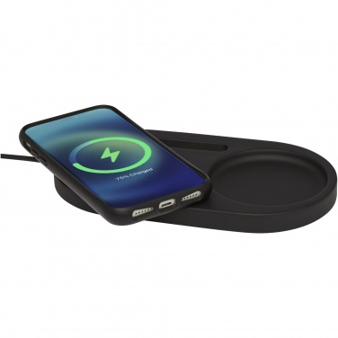 Logo trade promotional giveaways image of: Klip 5W wireless charging desk organizer