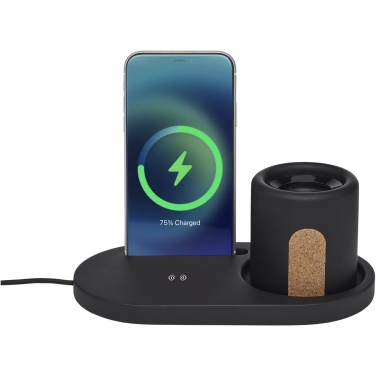 Logotrade promotional products photo of: Klip 5W wireless charging desk organizer