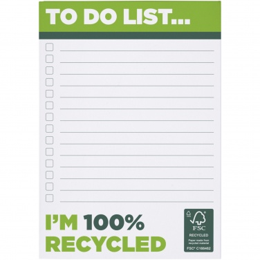 Logotrade promotional product image of: Desk-Mate® A6 recycled notepad