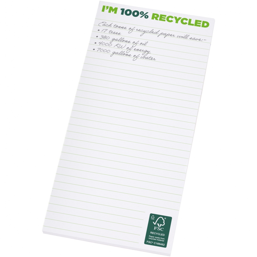 Logotrade promotional items photo of: Desk-Mate® 1/3 A4 recycled notepad