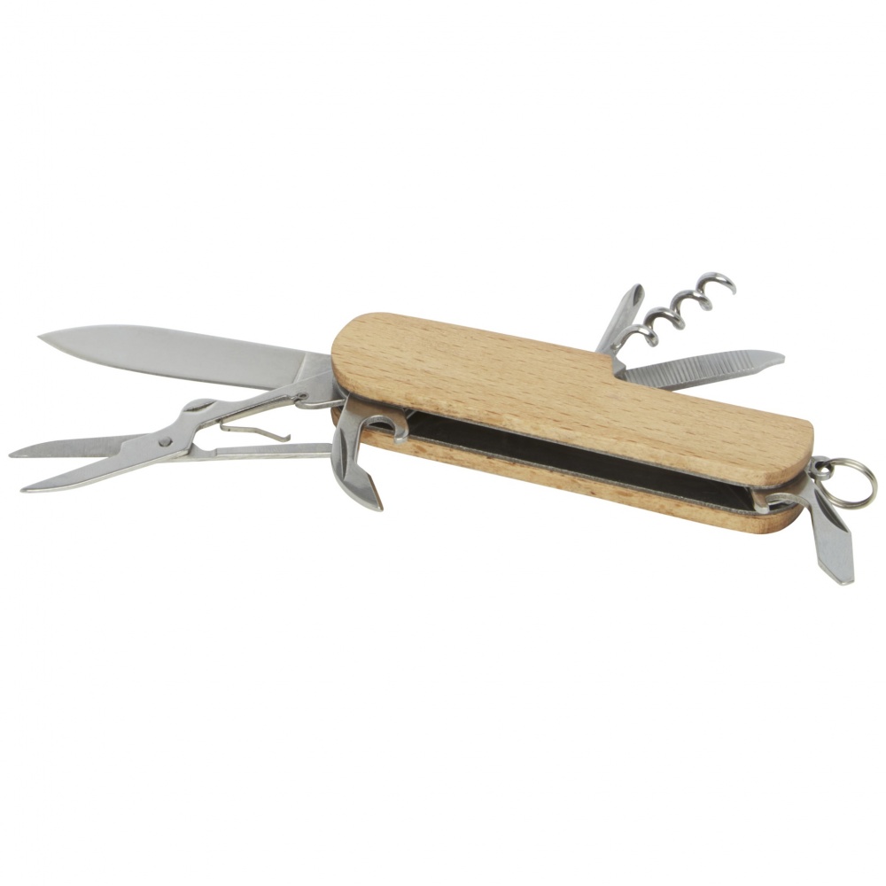 Logotrade promotional merchandise photo of: Richard 7-function wooden pocket knife
