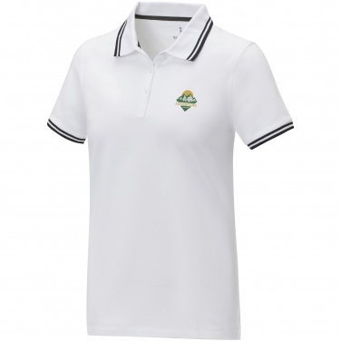 Logotrade promotional merchandise image of: Amarago short sleeve women's tipping polo