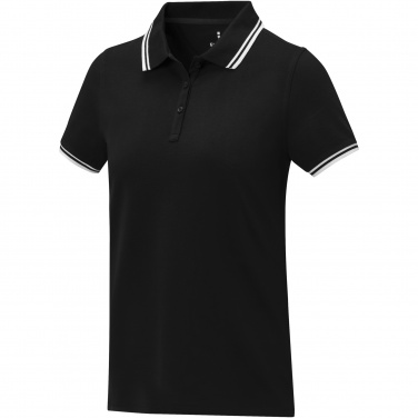 Logo trade business gift photo of: Amarago short sleeve women's tipping polo