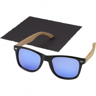 Logotrade promotional giveaway picture of: Hiru rPET/wood mirrored polarized sunglasses in gift box