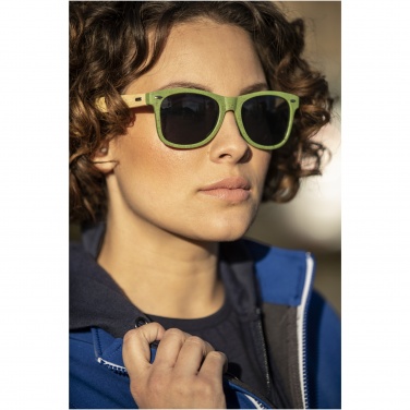 Logo trade corporate gift photo of: Sun Ray bamboo sunglasses