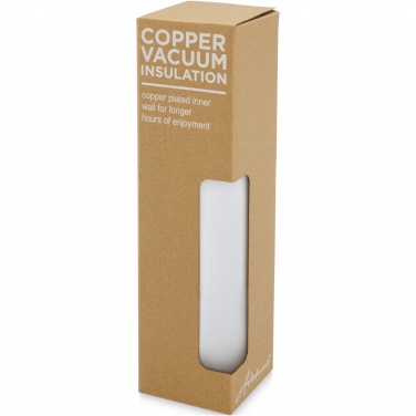 Logo trade promotional giveaways image of: Marka 600 ml copper vacuum insulated bottle with metal loop