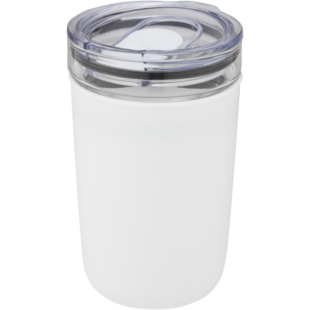 Logo trade promotional merchandise picture of: Bello 420 ml glass tumbler with recycled plastic outer wall