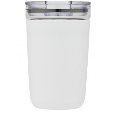 Logo trade promotional giveaways image of: Bello 420 ml glass tumbler with recycled plastic outer wall