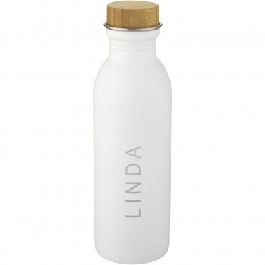Logo trade promotional merchandise image of: Kalix 650 ml stainless steel water bottle