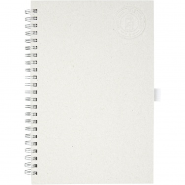 Logo trade advertising products image of: Dairy Dream A5 size reference recycled milk cartons spiral notebook