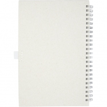 Logo trade promotional merchandise picture of: Dairy Dream A5 size reference recycled milk cartons spiral notebook