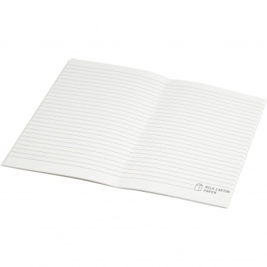 Logo trade corporate gifts picture of: Dairy Dream A5 size reference recycled milk cartons cahier notebook