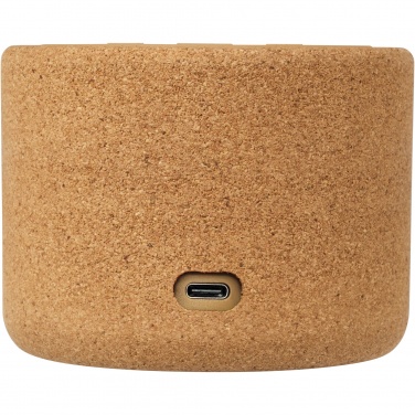 Logo trade advertising products picture of: Cerris 5W cork Bluetooth® speaker
