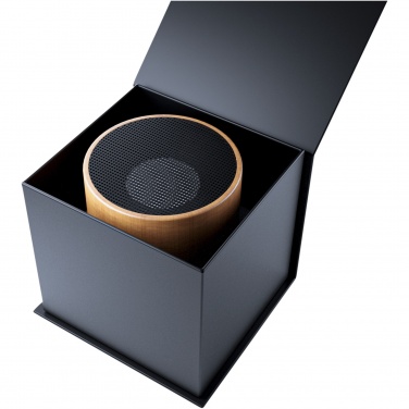 Logotrade business gift image of: SCX.design S27 3W wooden ring speaker
