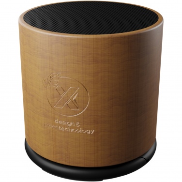Logo trade corporate gift photo of: SCX.design S27 3W wooden ring speaker