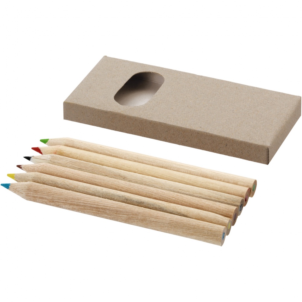 Logotrade promotional merchandise picture of: Artemaa 6-piece pencil colouring set