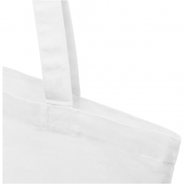 Logotrade promotional gift picture of: Madras 140 g/m2 GRS recycled cotton tote bag 7L