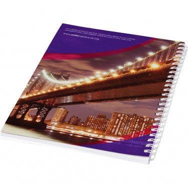 Logotrade promotional gift image of: Desk-Mate® A5 spiral notebook with printed back cover