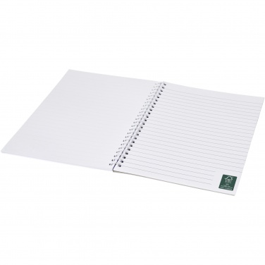 Logo trade business gift photo of: Desk-Mate® A4 spiral notebook with printed back cover