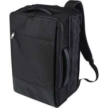 Logo trade promotional merchandise picture of: Expedition Pro 17" GRS recycled expandable laptop backpack 35L
