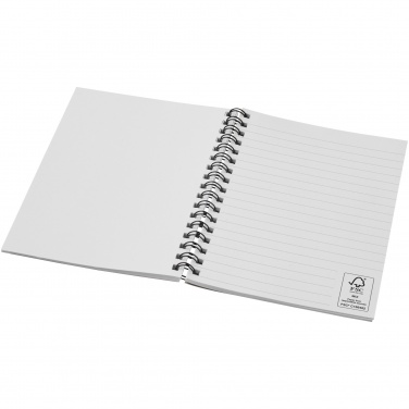 Logo trade promotional products image of: Desk-Mate® A6 colour spiral notebook