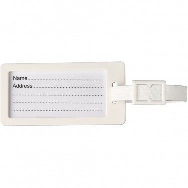 Logo trade promotional product photo of: River recycled window luggage tag