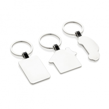 Logotrade advertising product picture of: RCS recycled zinc alloy car keyring
