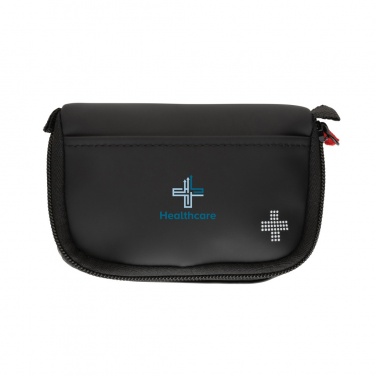 Logo trade business gift photo of: RCS recycled nubuck PU pouch first aid set mailable