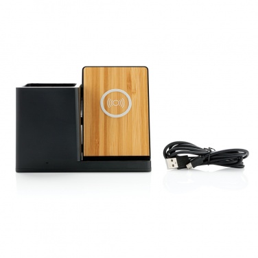 Logo trade promotional gifts image of: Ontario RCS recycled plastic 10W wireless charger