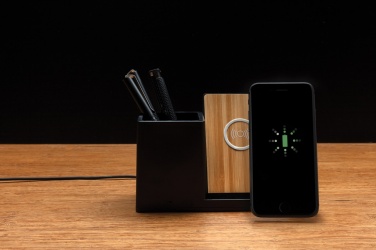 Logotrade promotional product picture of: Ontario RCS recycled plastic 10W wireless charger