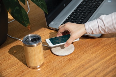 Logotrade promotional gifts photo of: 5W Wheat straw wireless charger