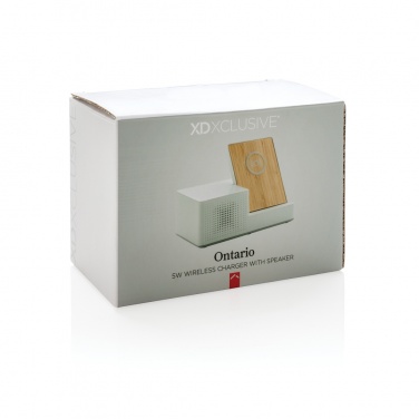 Logotrade corporate gift picture of: Ontario 5W wireless charger with speaker